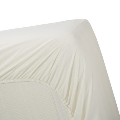 Hoeslaken matras percale white