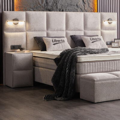 Liberta Opbergbed Licht-Grijs