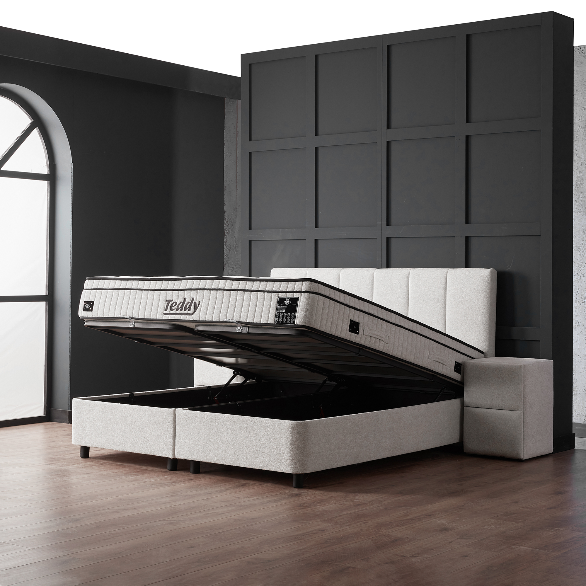 Teddy-6-Opbergbed-Opbergledikant-Boxspring-Elektrische-Boxspring-Opbergbox-Matras-Pocket-Matras-Ledikant-Goedko