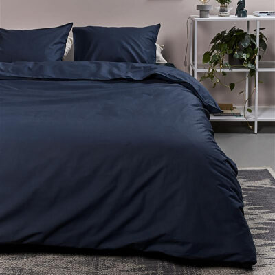 Dekbedovertrek Katoen - Dark Blue
