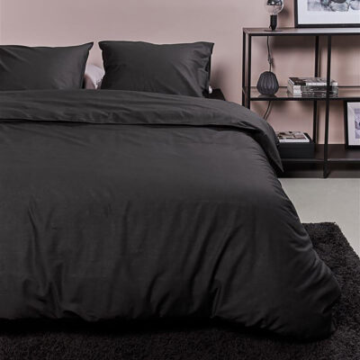Dekbedovertrek Katoen - Anthracite