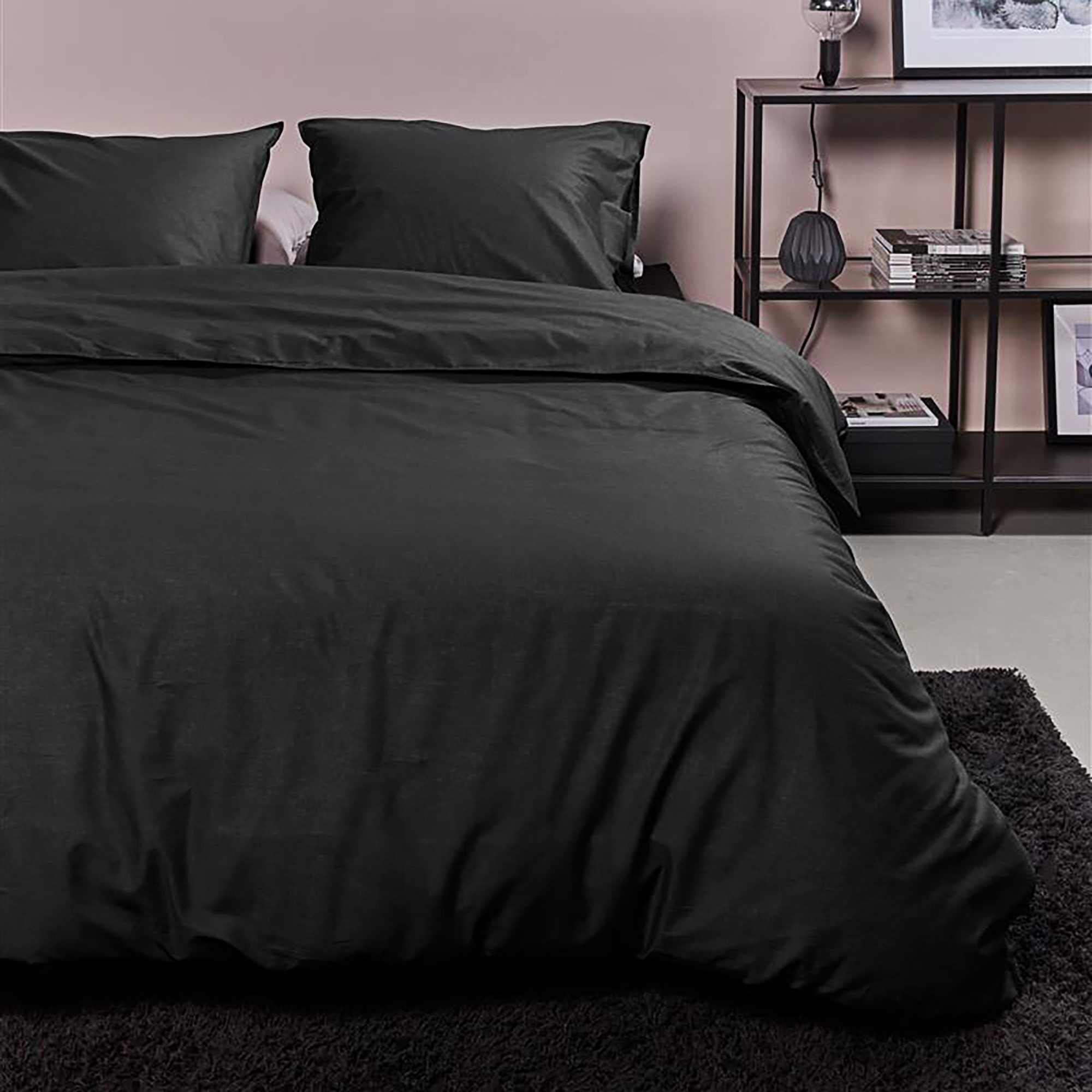 Dekbedovertrek-tweepersoons-katoen-Ambiante-Beddinghouse-Cotton-Uni_Black-3