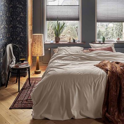 Dekbedovertrek Rib Velvet - Off White