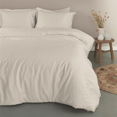 Dekbedovertrek Katoen Satijn Wit