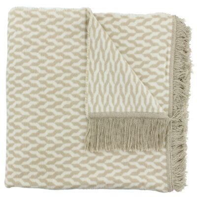 Claudi Plaid Afhos Naturel