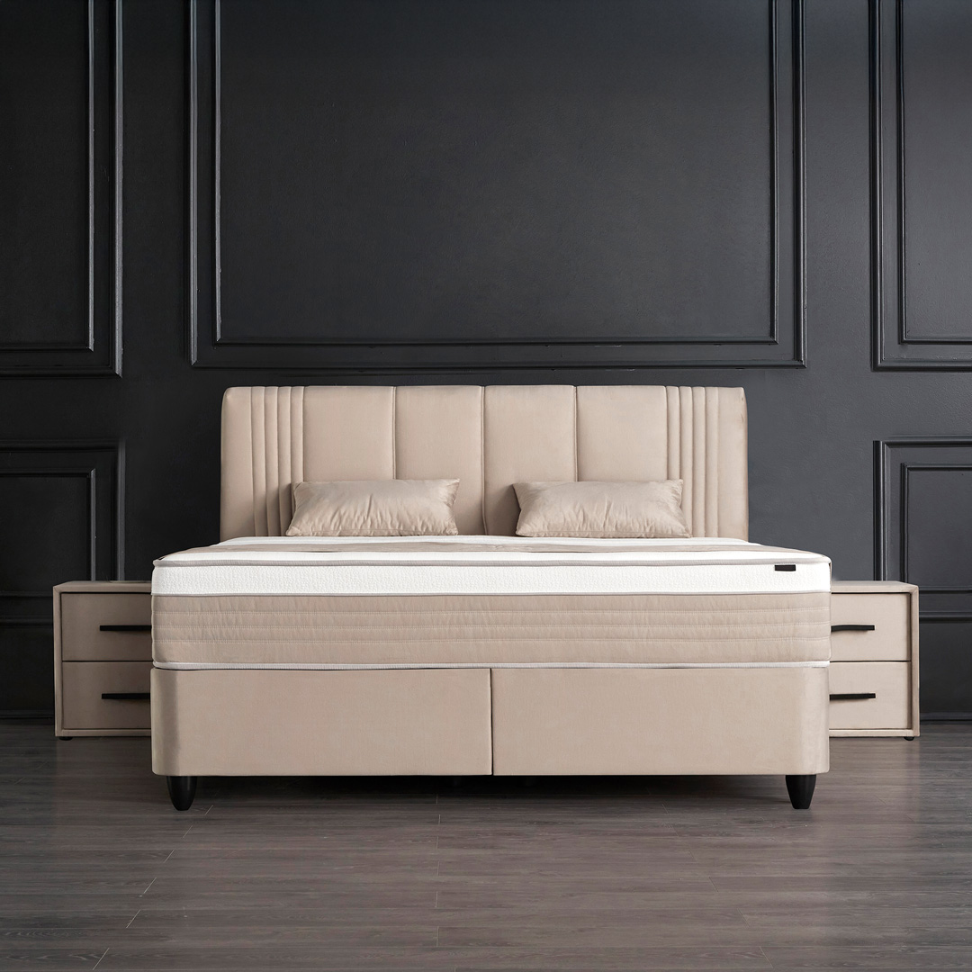 Opbergbed-Belicia-Beige-Aanbieding--2-persoons-Bed-1