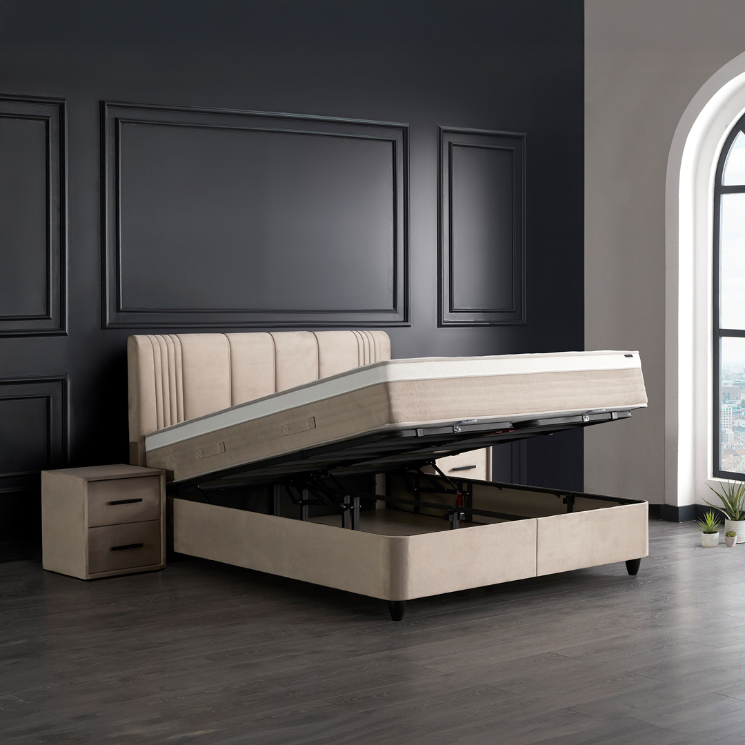 Opbergbed-Belicia-Beige-Aanbieding--2-persoons-Bed-2